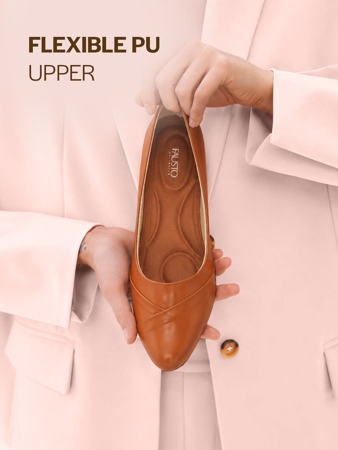 cushioned sole office wear heels women