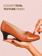 cushioned sole office wear heels women