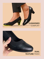 women low heel pumps