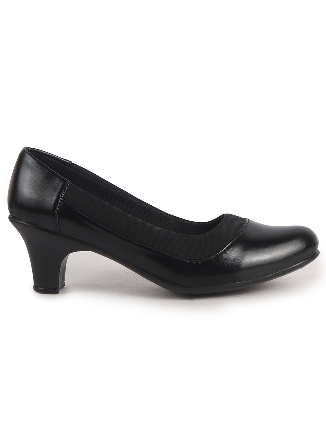 slip on chunky heel shoes