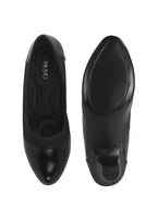 comfortable walking heels with elastic collar