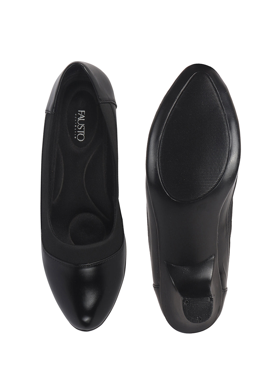 comfortable walking heels with elastic collar