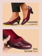 closed toe block heels