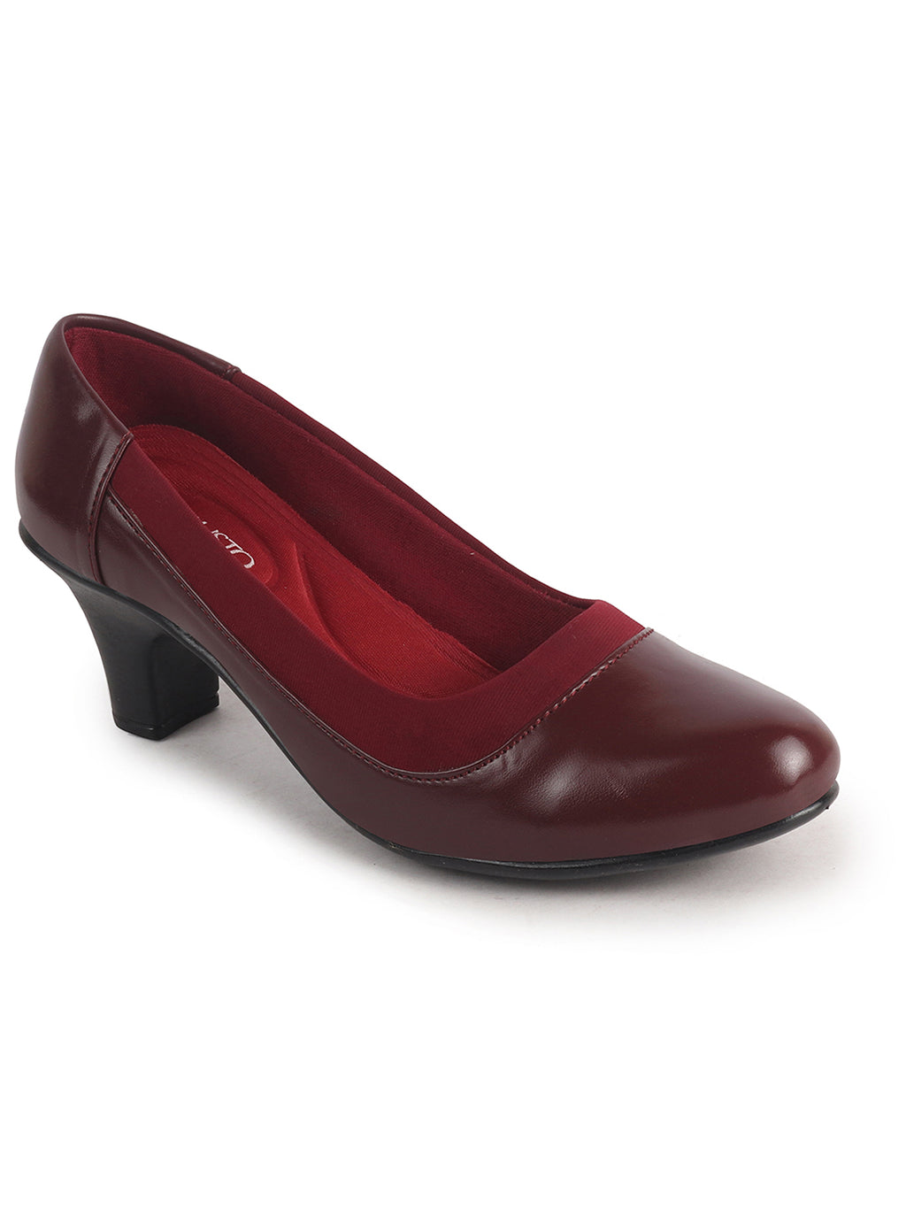 slip on chunky heel shoes