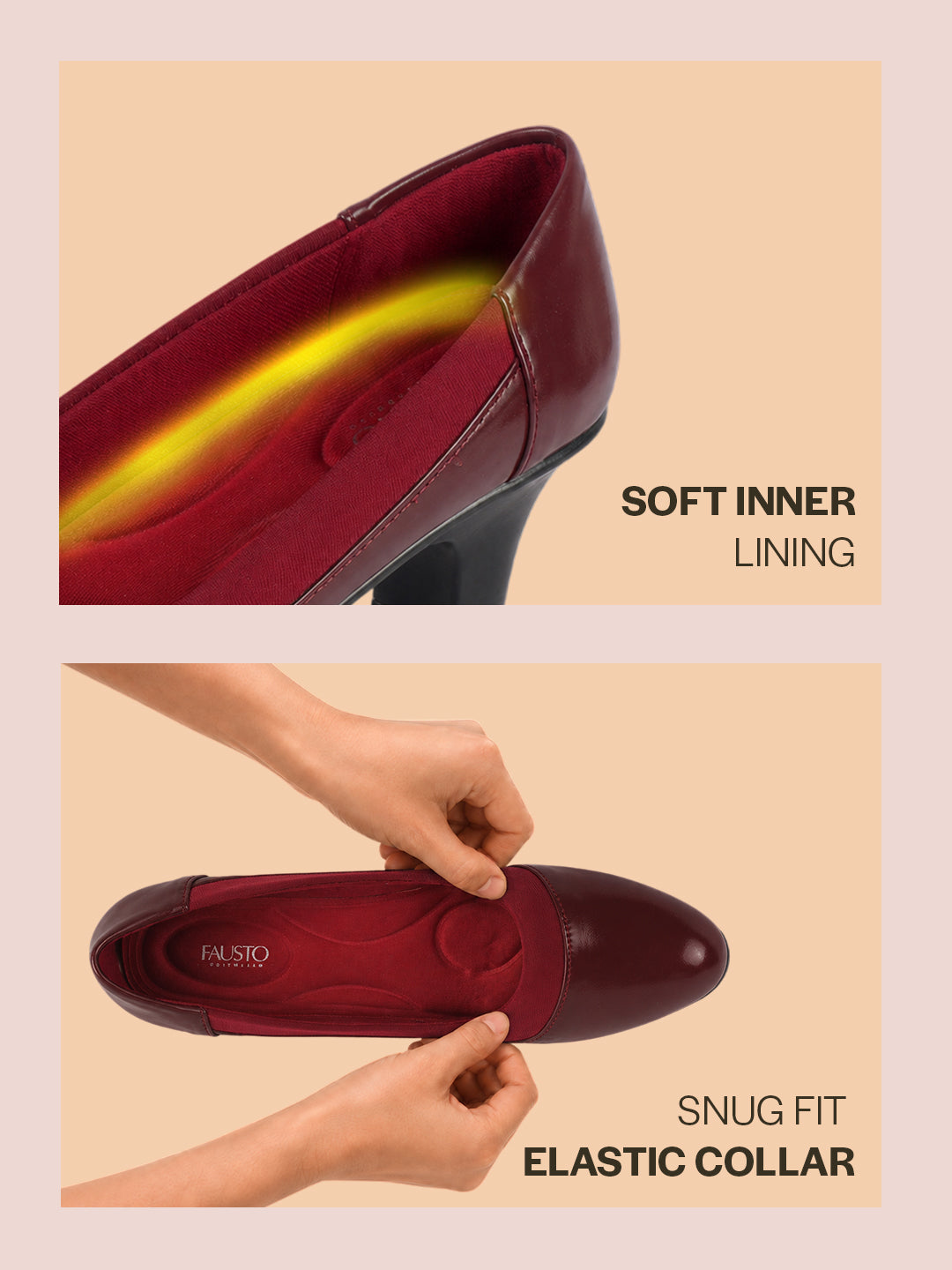 closed toe block heels