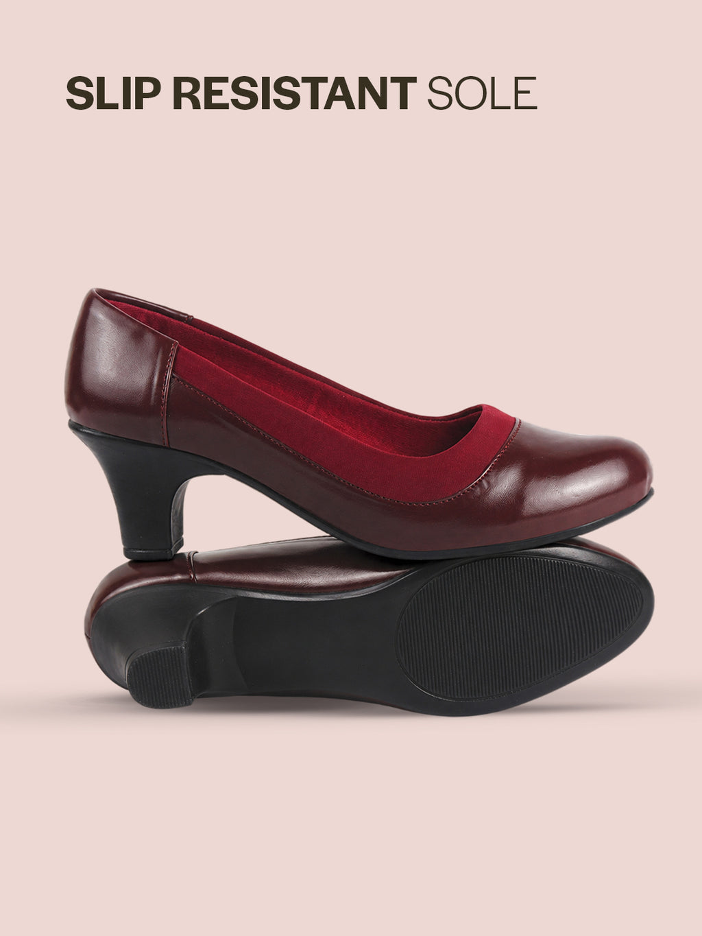 closed toe block heels