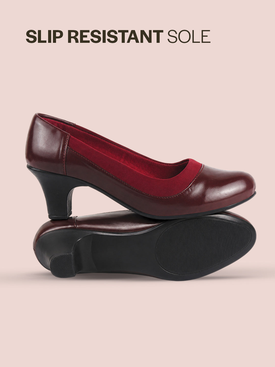 closed toe block heels