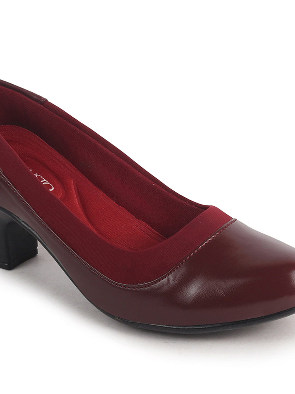 elegant round toe daily wear pumps
