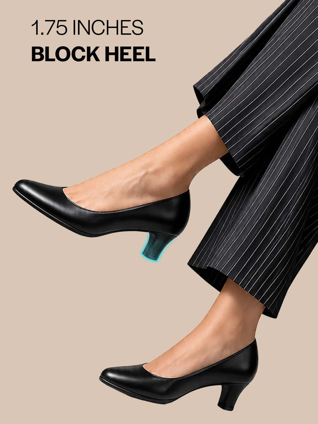 women low heel pumps