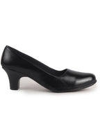slip on chunky heel shoes