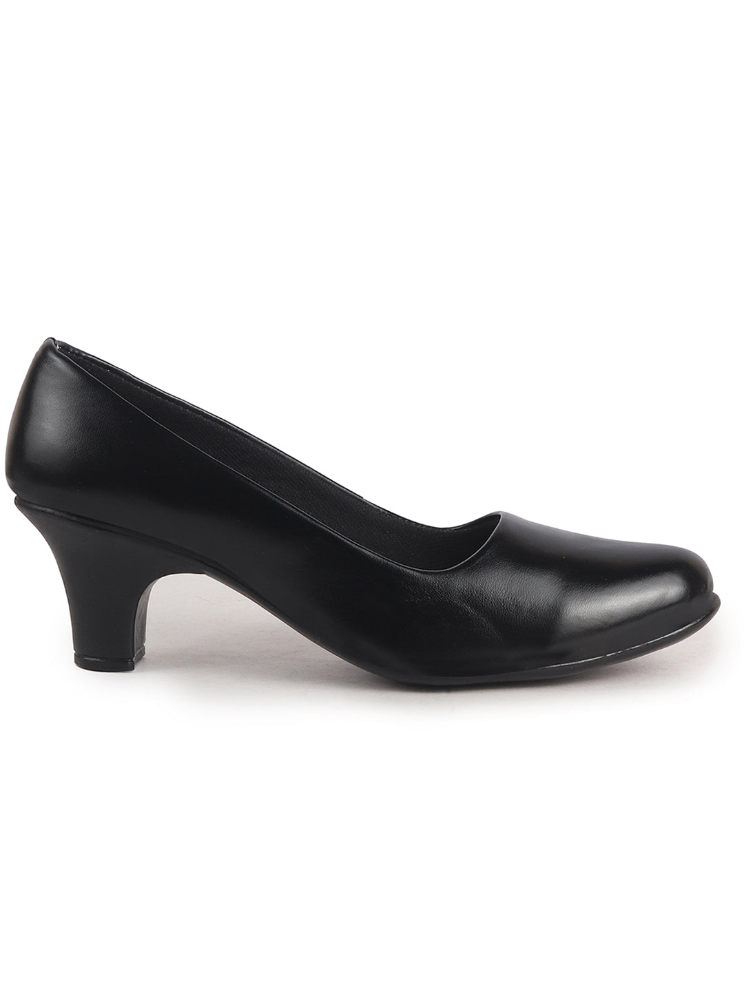 slip on chunky heel shoes