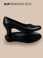 women low heel pumps
