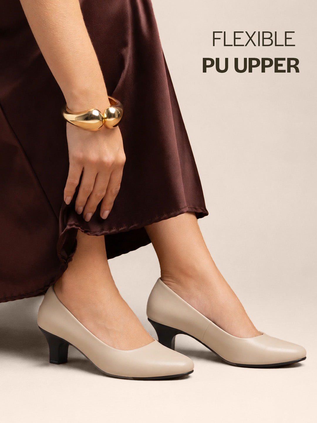 light closed toe block heels