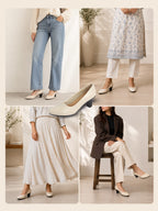 light closed toe block heels