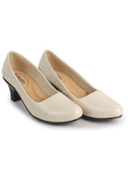 elegant round toe daily wear pumps