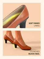 cushioned sole office wear heels