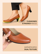 cushioned sole office wear heels