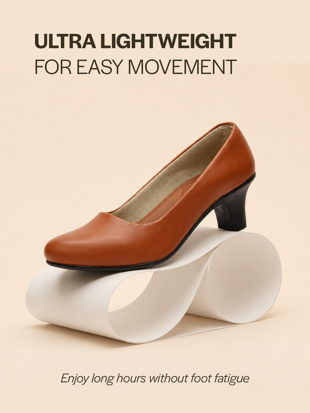 cushioned sole office wear heels