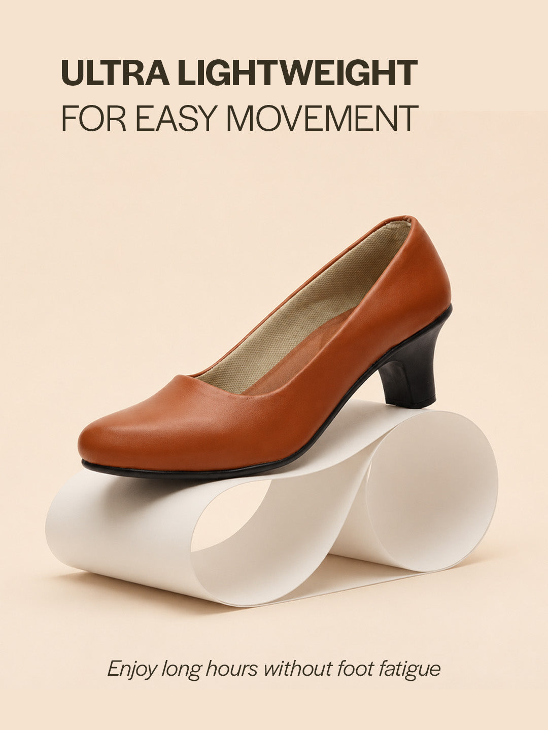 cushioned sole office wear heels