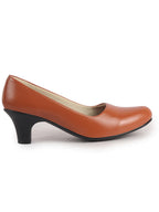 light closed toe block heels