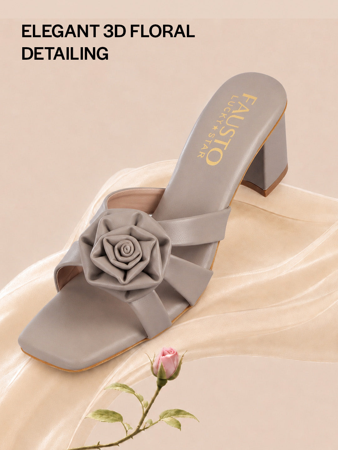 square toe slide sandals for women