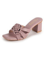 festive wear women high heel slippers