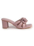 square toe slide sandals for women