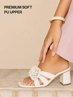 wedding party wear heeled mules