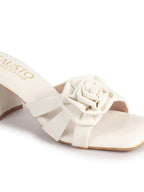 festive wear women high heel slippers