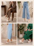 wedding party wear heeled mules