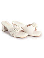 festive wear women high heel slippers