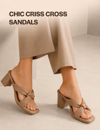 women knotted heeled sandals