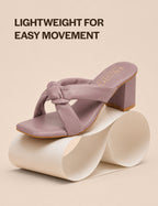 square toe padded strap sandals