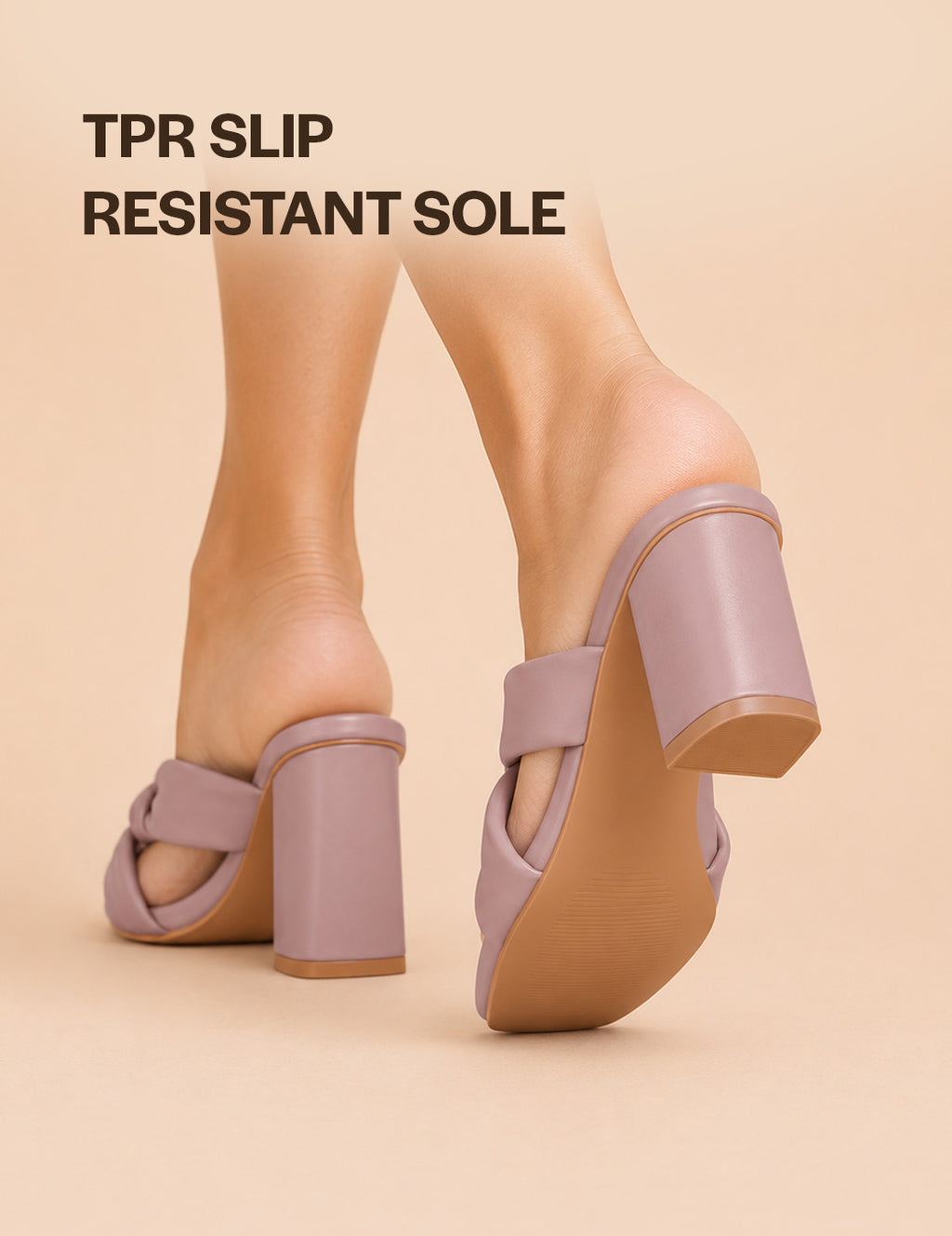 square toe padded strap sandals