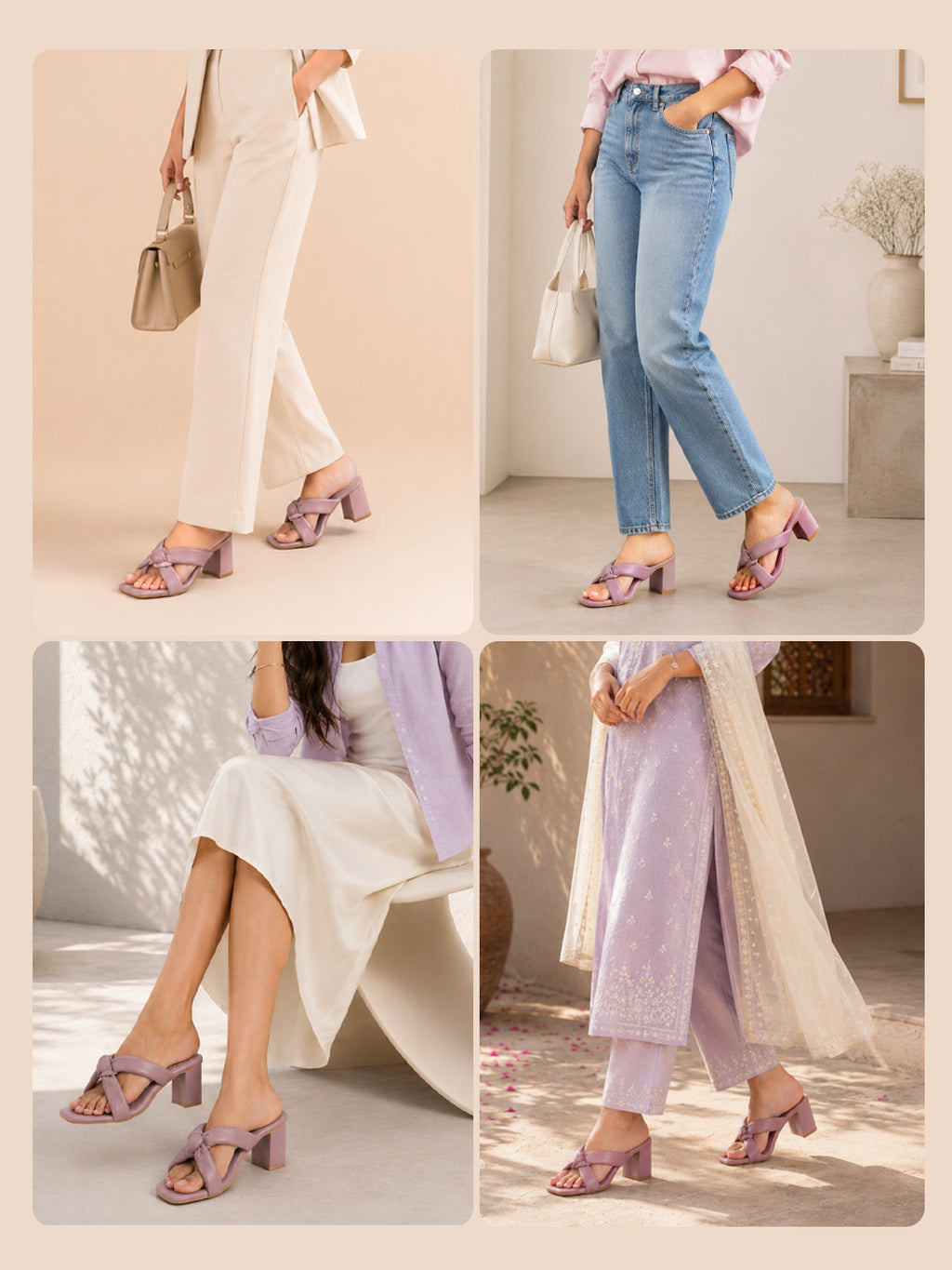 square toe padded strap sandals