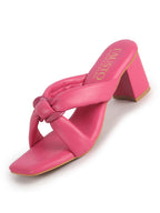 pastel designer slip on heels