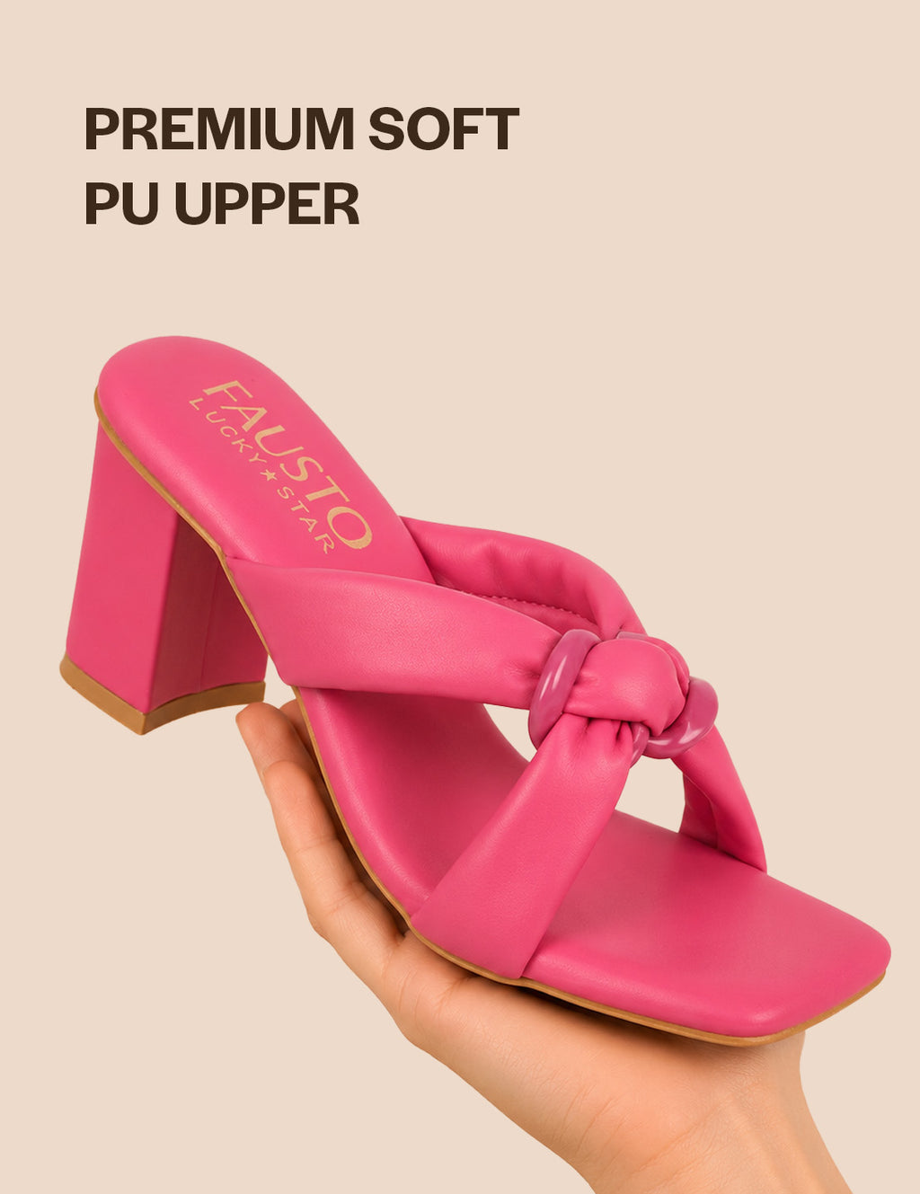 pastel designer slip on heels