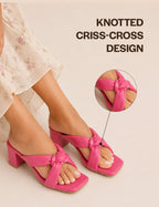 pastel designer slip on heels