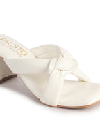 festive wedding party wear heeled slides