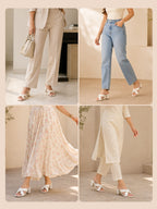 dusty twist strap heeled mules