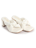festive wedding party wear heeled slides