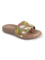toe ring slide sandals