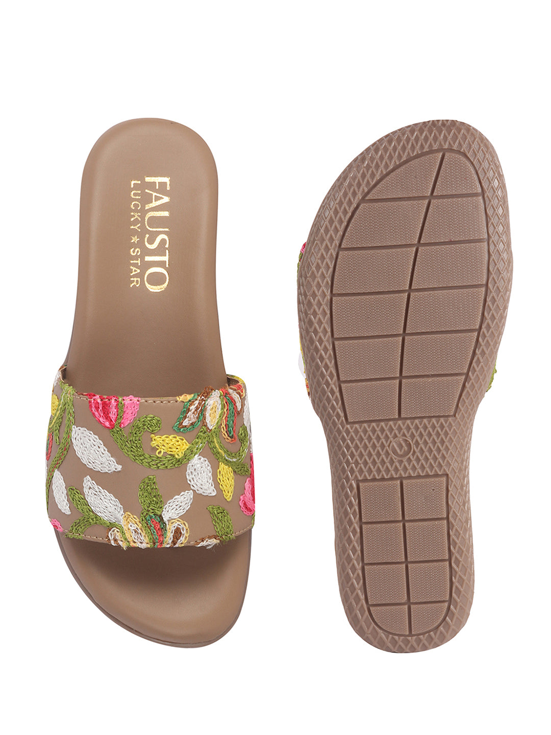 women festive wear flat slides