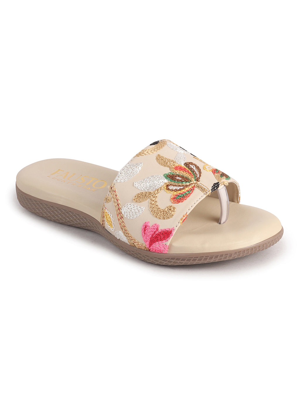 designer thread embroidery wedding sandals