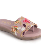 stylish open toe flats