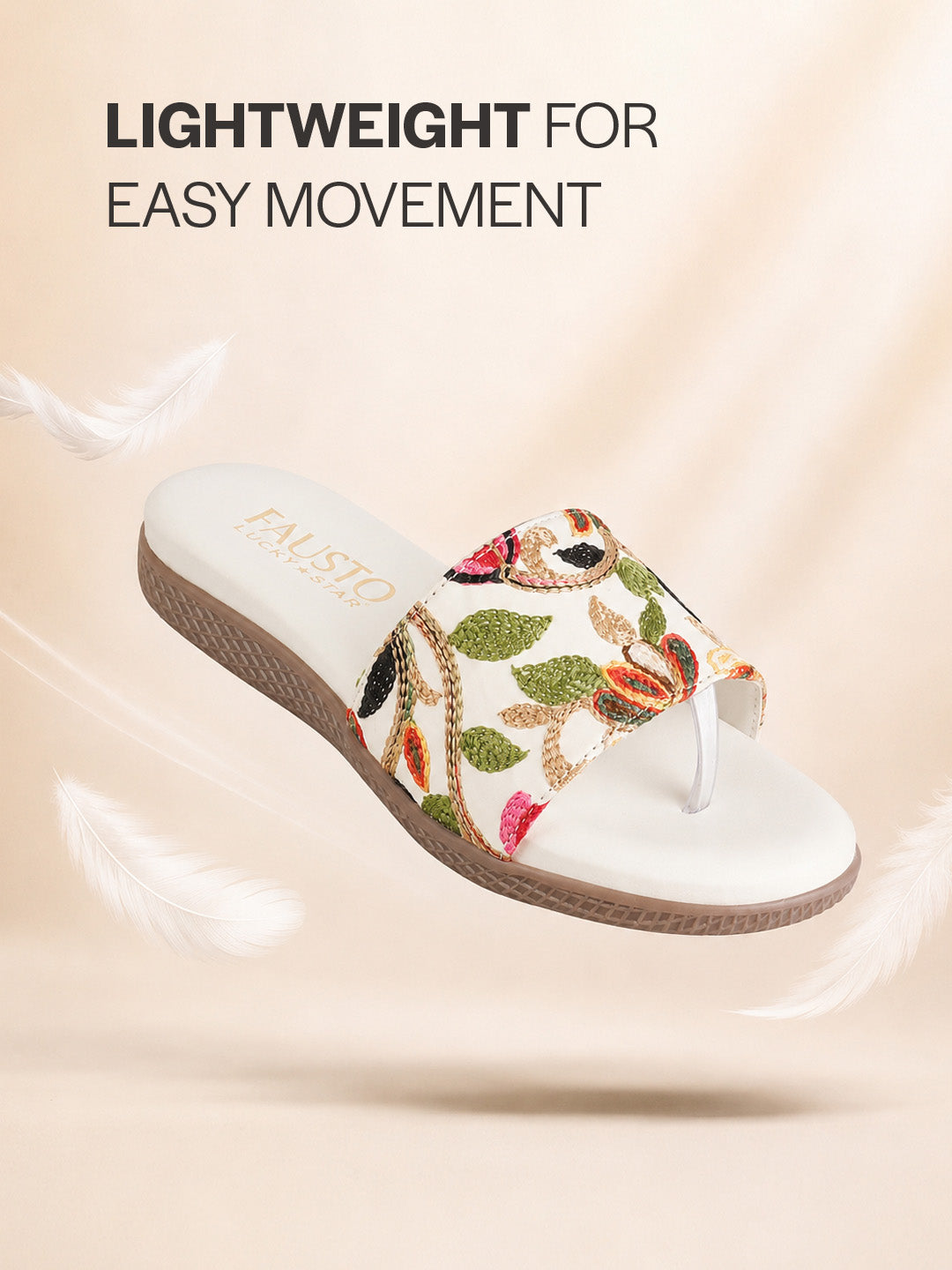 designer thread embroidery wedding sandals