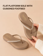 women rhinestone flip flops elegant
