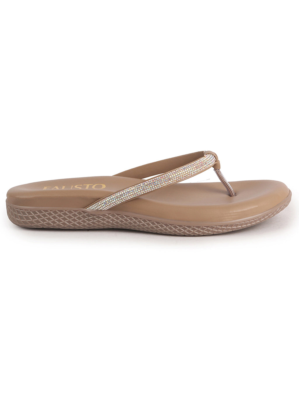 crystal strap comfortable flip flops