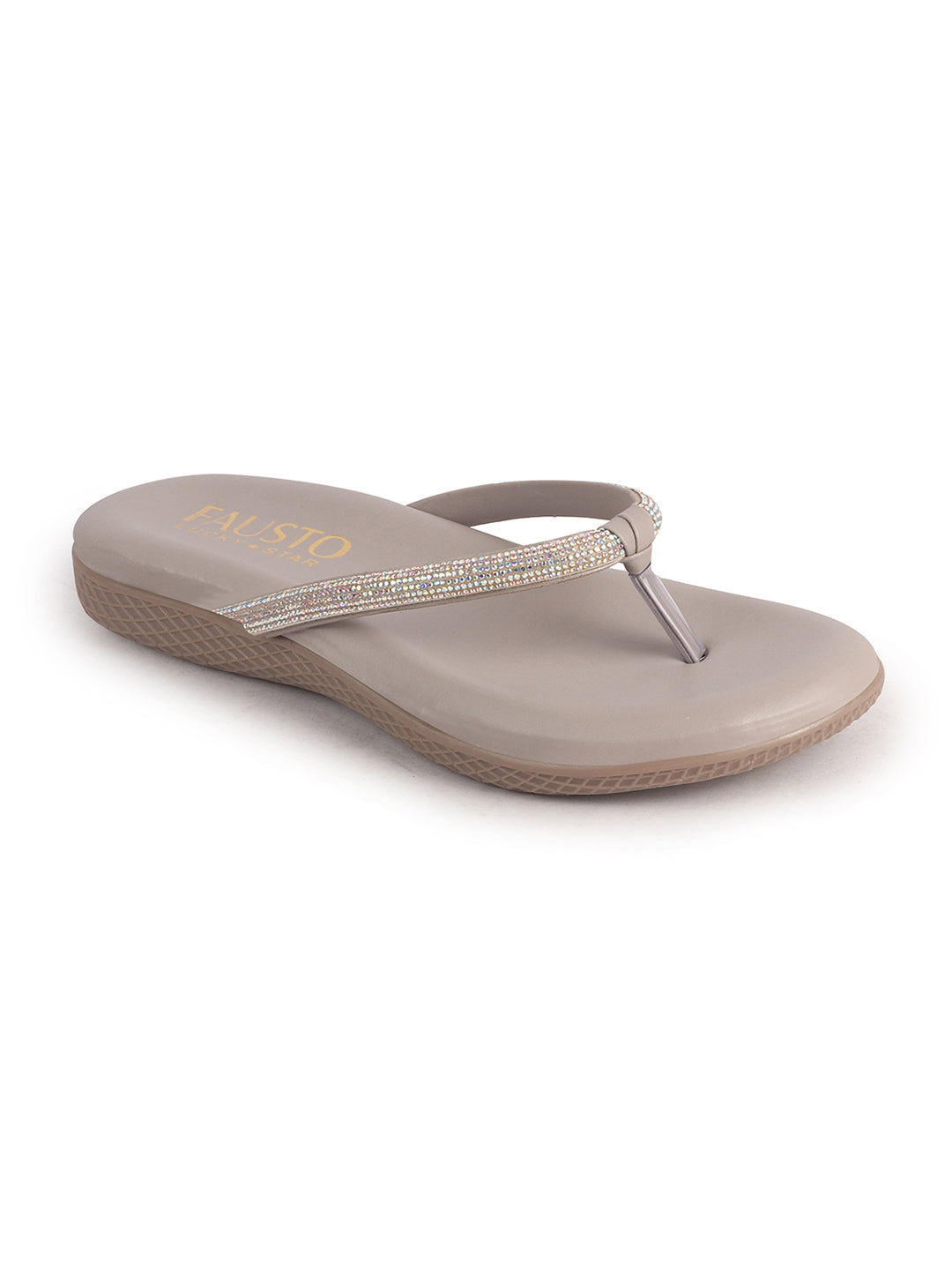 crystal strap comfortable flip flops