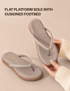 embellished flat slide slippers